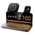 HOCO Bežični punjač DWQ03, 4u1, digitalni sat, budilica, do 15 W