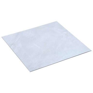 Podne PVC samoljepljive obloge 55 komada, bijeli 5 11 m²