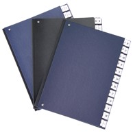 DONAU Mapa za odlaganje spisa A-Ž 8694001-18 tamnoplava