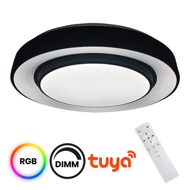 LED Pametna stropna svjetiljka Naomi, 380 mm, 24W, RGB