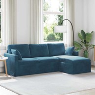 Sofa 228x134x80 cm, plava