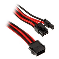 PHANTEKS Produžetak 6+2-Pin PCIe 50cm - sleeved crno/crveni PH-CB8V_BR