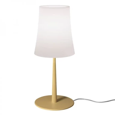 FOSCARINI Stolna lampa Birdie Easy Grande, pješčano žuta