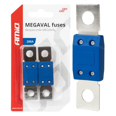 AMIO Set MEGAVAL auto osigurača, 200A, 2 kom, sivi