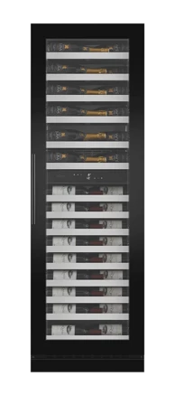 MQUVEE Ugradbeni hladnjak za vino Slim 182D, Push-Pull