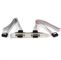 STARTECH Serijski adapter 2 IDC - 2 DB-9, 2 x DB-9 na 2 x IDC, srebrna/bijela