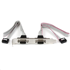 STARTECH Serijski adapter 2 IDC - 2 DB-9, 2 x DB-9 na 2 x IDC, srebrna/bijela