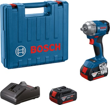 BOSCH Professional Aku udarni odvijač GDS 18V-350, 2x 4.0 Ah, kovčeg