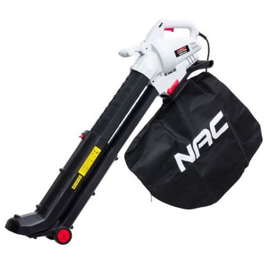 NAC Električni puhač lišća VBE300-AS-G, 3000 W, brzina puhanja 250 km/h, crna/bijela