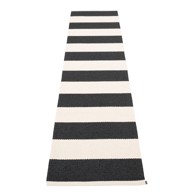 PAPPELINA Unutarnja i vanjska staza Bob Black Vanilla 70x300 cm, crno-bijela