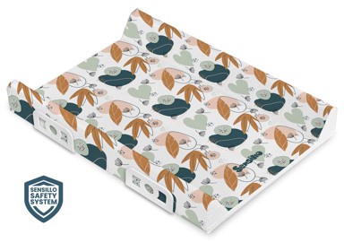 SENSILLO Podloga za presvlačenje, 70 cm, Lišće narančasta