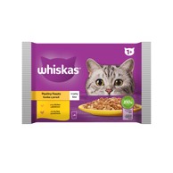 WHISKAS 1+ izbor peradi 4 x 85 g