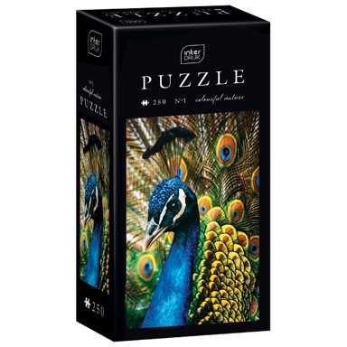 INTERDRUK Puzzle Colorful Nature 1 Peacock, 250 kom