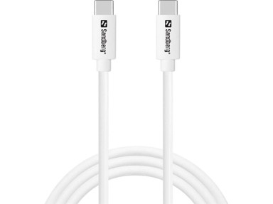 SANDBERG USB-C kabel, USB-C na USB-C, 65 W, 1 m, SAVER