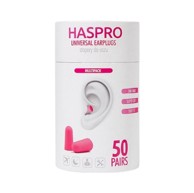 HASPRO Pjenasti čepići za uši Tube50 roza, 100 kom