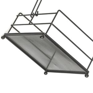ZELLER Držač za kuhinjsku rolu, metalni, crni, 27422
