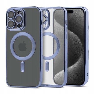 Ojačana futrola za Apple iPhone 11 Pro Max, za MagSafe + zaštitno staklo, plava