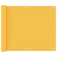 Balkonski zaslon 75 x 600 cm od tkanine Oxford, žuta