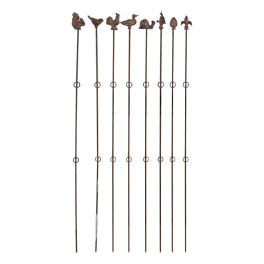 ESSCHERT DESIGN Metalni stalak za bilje 8 kom, metal, prirodna