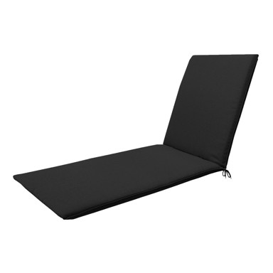 Jastuk za ležaljku 190x60 cm PANAME, crni