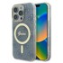 Guess IML 4G MagSafe maskica za iPhone 16 Pro, modra