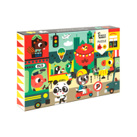 PETIT MONKEY Puzzle U gradu, 24 kom