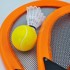 WOOPIE TOYS Set za badminton, narančasti