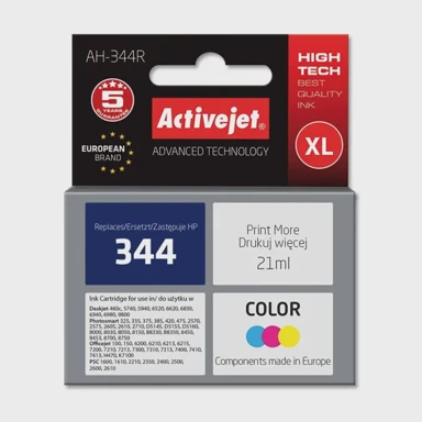 ACTIVEJET Tinta AH-344R, zamjena za HP 344 C9363EE, premium, 21 ml, boja