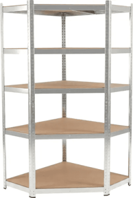 PROLINE Kutne radioničke police 5 polica 180x90x90 cm