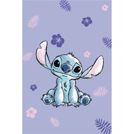 JERRY FABRICS Ljubičasta deka za bebe od mikroflanela 100x150 cm Lilo and Stitch
