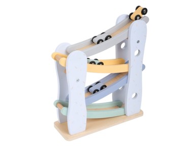 ELINELI Drvena trkaća staza sa 4 automobila