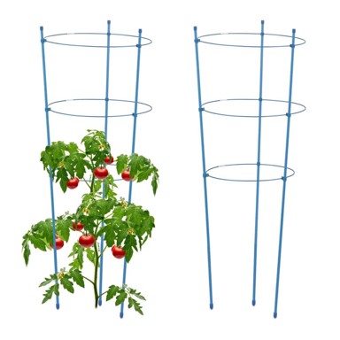 NORTHIX Nosači za biljke, 76 cm, set 2 kom, plava