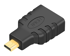 SLOMART Adapter HDMI ženski na Micro HDMI muški HD26, pozlaćeni