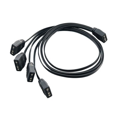 SILVERSTONE Kabel SST-CPL03, ARGB 4-struki splitter, 300 mm