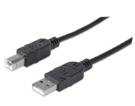MANHATTAN Kabel USB 2.0, USB-A (M) na USB-B (M), 3m (za printer)