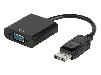 CABLETECH Adapter displayport muški - vga ženski 0,2 m, crno