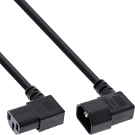 INLINE Kabel za napajanje 16601A, C13-C14, 1 m, crna