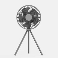 Prijenosni ventilator DQ212 s baterijom, sivi