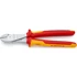 KNIPEX Dijagonalna kliješta za teške uvjete VDE 74 06 250, crveno/žuta