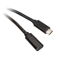 INLINE USB 3.2 Gen 2 produžni kabel, USB Type-C, crni, 2 m (35772)