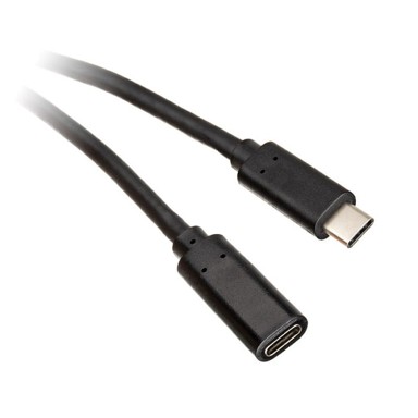 INLINE USB 3.2 Gen 2 produžni kabel, USB Type-C, crni, 2 m (35772)