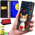 BLUEMOON Futrola tipa novčanik za Samsung Galaxy A36 / A56 - maska s otiskom + 9H staklo