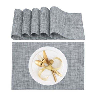 NORTHIX Podmetači za jelo, 6 kom, PVC, 30 x 45 cm