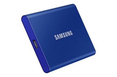 SAMSUNG T7 SSD tvrdi disk vanjski 2TB, MU-PC2T0H/WW, 1050 MB/s, USB-C, 3D Nand, plavi