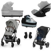 CYBEX Dječja kolica Balios S Lux set L – kameno siva