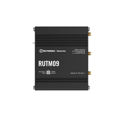 TELTONIKA Router RUTM09, 4G, Gigabit Ethernet, crna