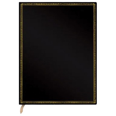 PAPERBLANKS Notes ultra, 17,5 × 23 cm, crte, 72 lista, s gumicom, Black Edition (PBD6328)