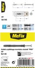 Brzomontažni konusni klin PP 8x140 mm MF-202-0814