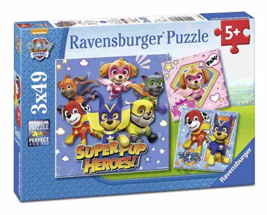 RAVENSBURGER Puzzle Paw Patrol 3x49kom