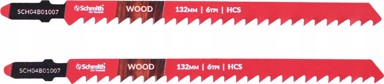 List pile u obliku slova t (t) za ubodnu pilu za drvo 132 mm 6 TPI hcs schmith